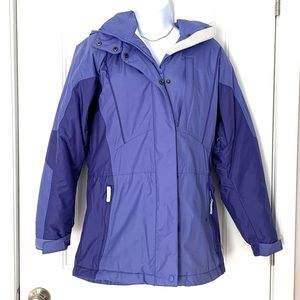 Columbia purple Vertex waterproof parka - like new